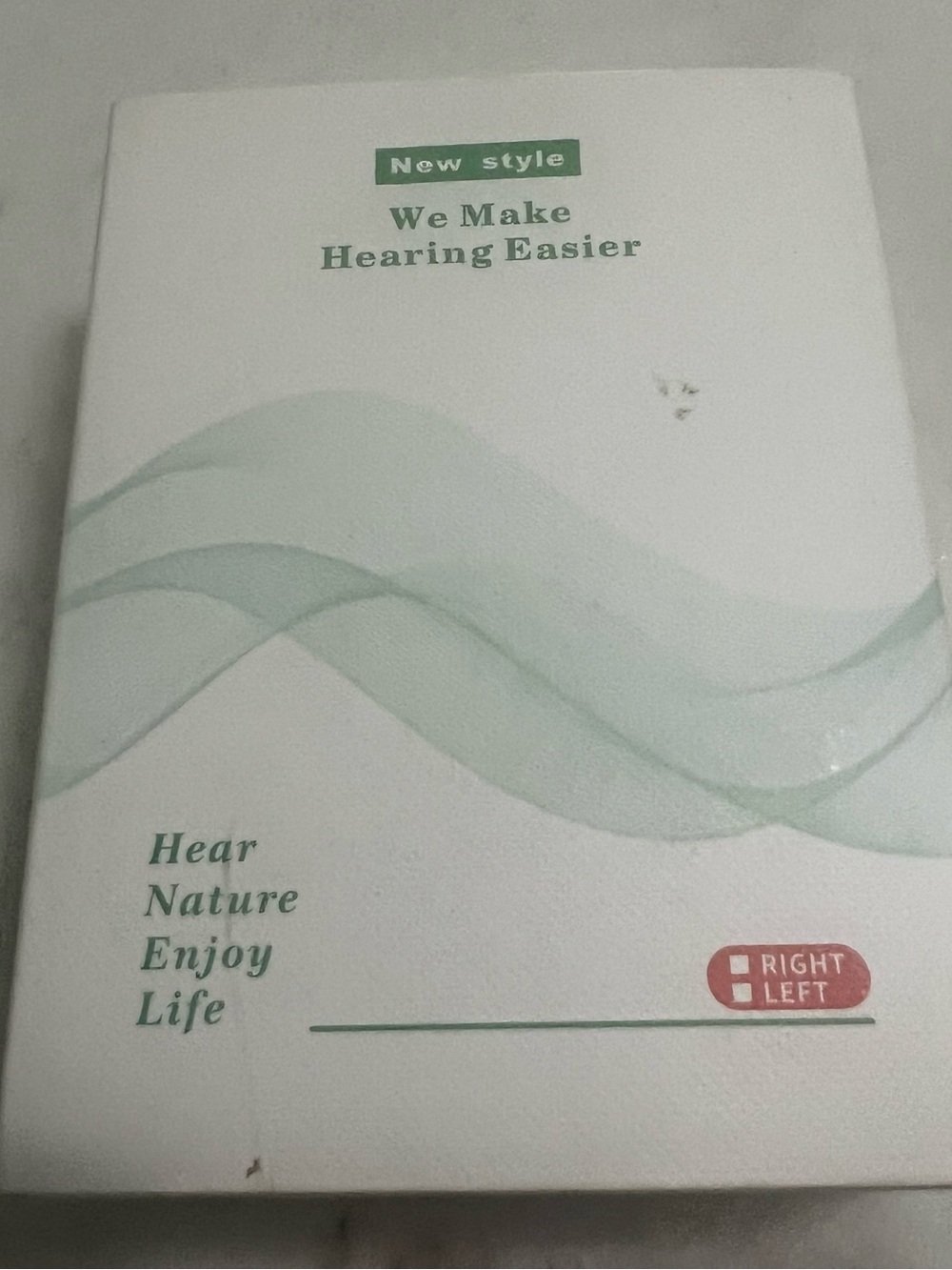 New Style Hearing Easier Portable Hearing Aid - White